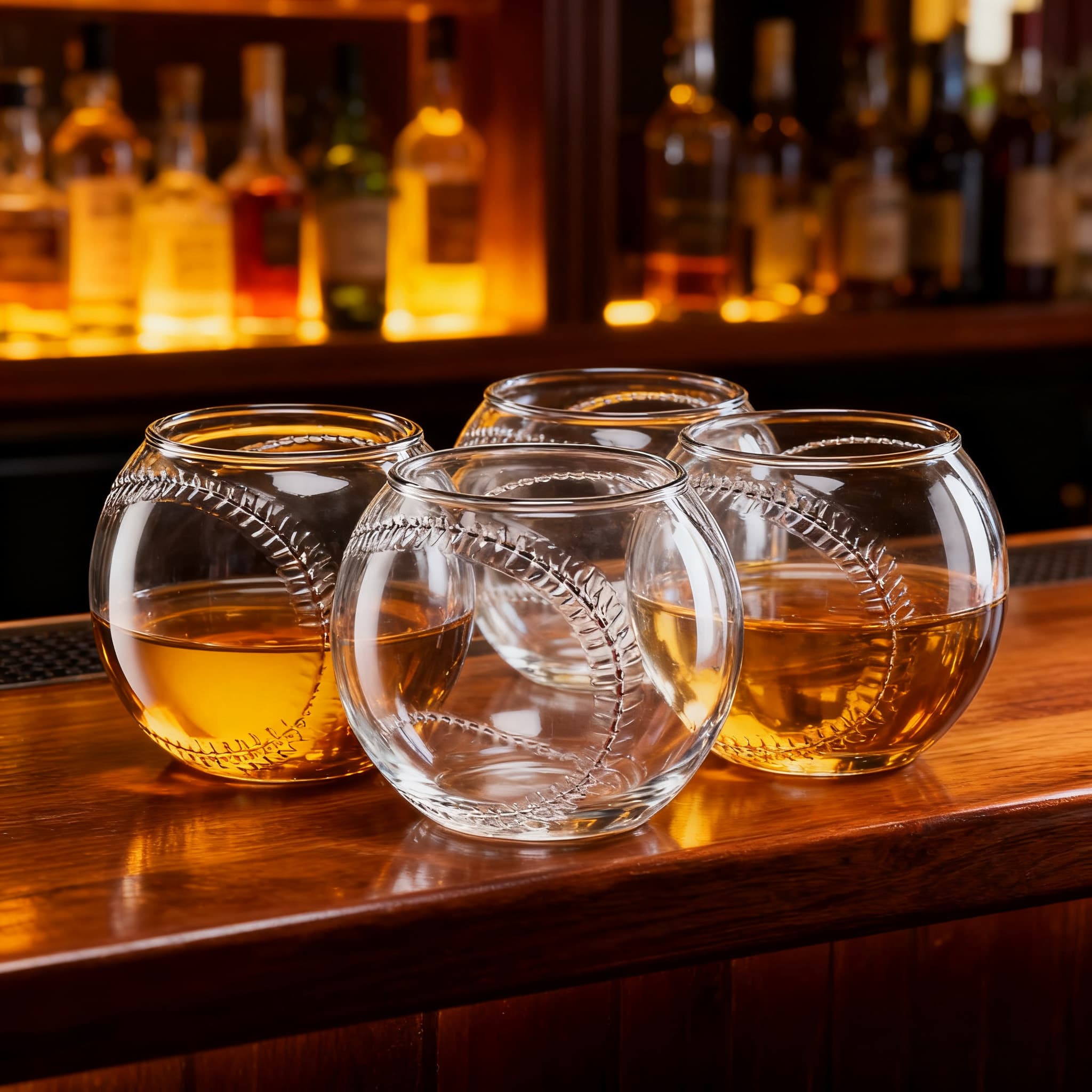 10oz Baseball Whiskey Glass