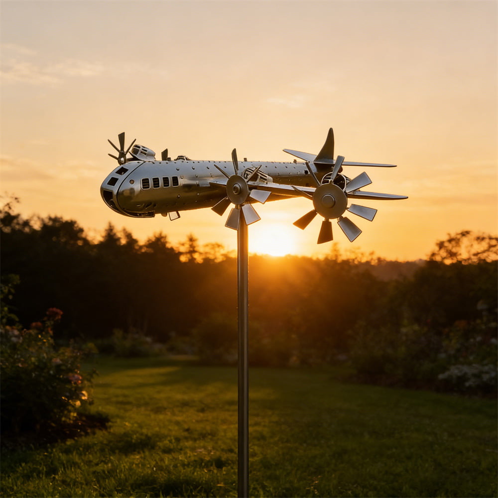 B29 Superfortress Garden Wind Spinner