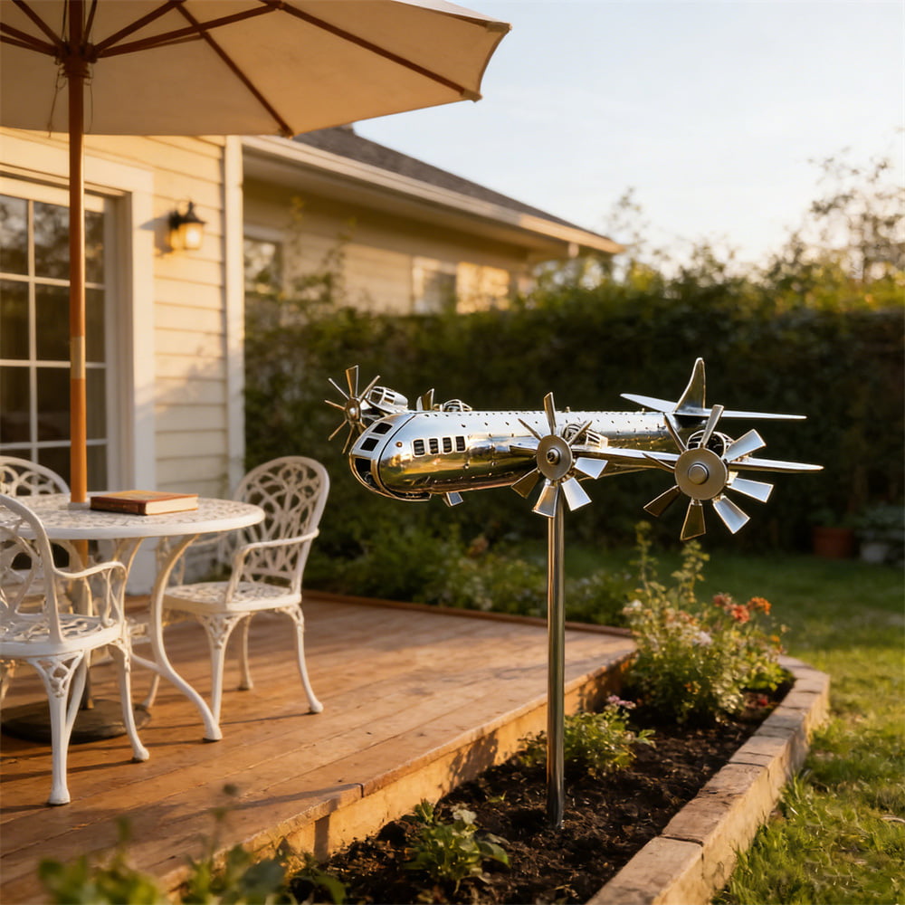 B29 Superfortress Garden Wind Spinner
