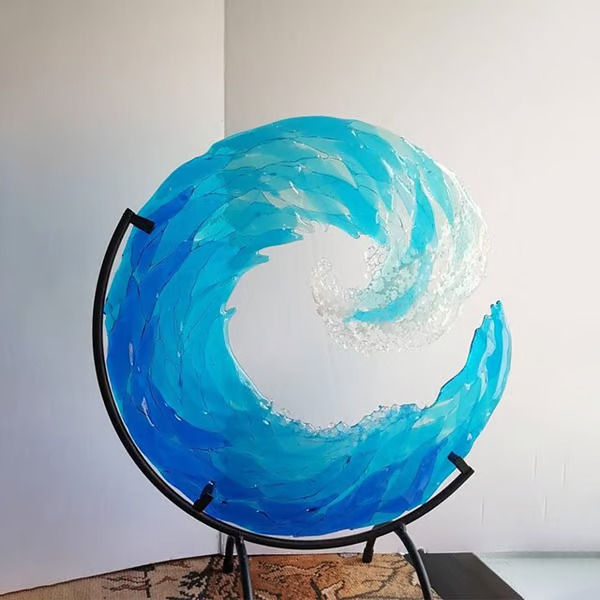 (🔥HOT SALE NOW 49% OFF) - 🌊Ocean Wave Fused Sculpture