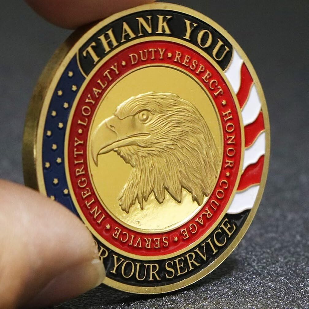U.S. Military Challenge Coin - Thank You For Our Freedom Coin