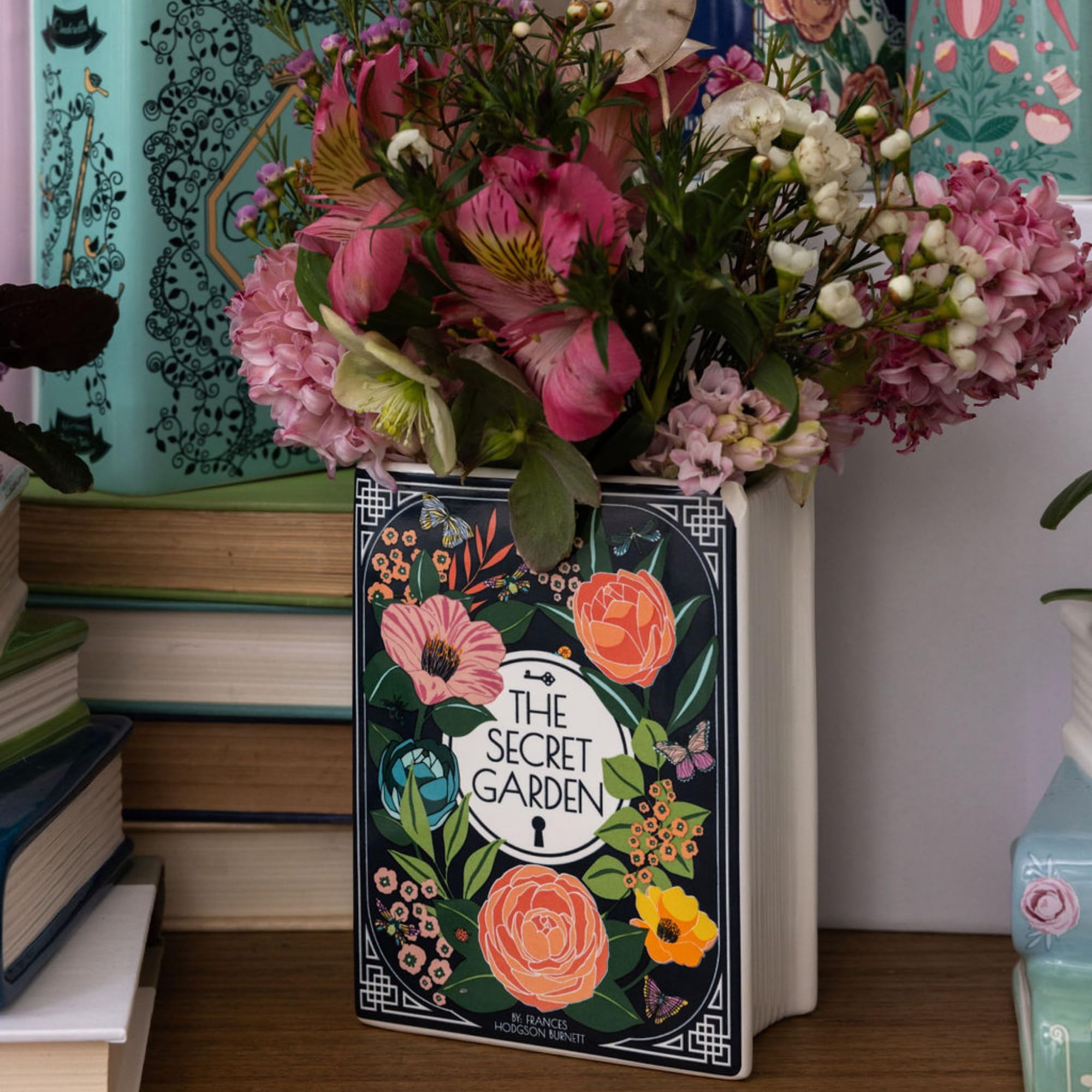 Original Book-Shaped Decorative Vase