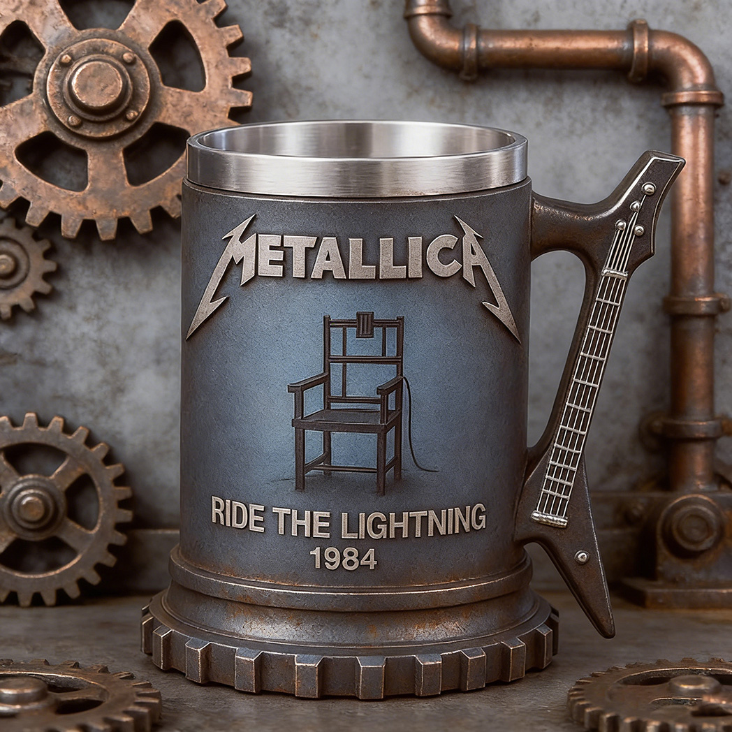 Metallica Ride The Lightning 3D Mug