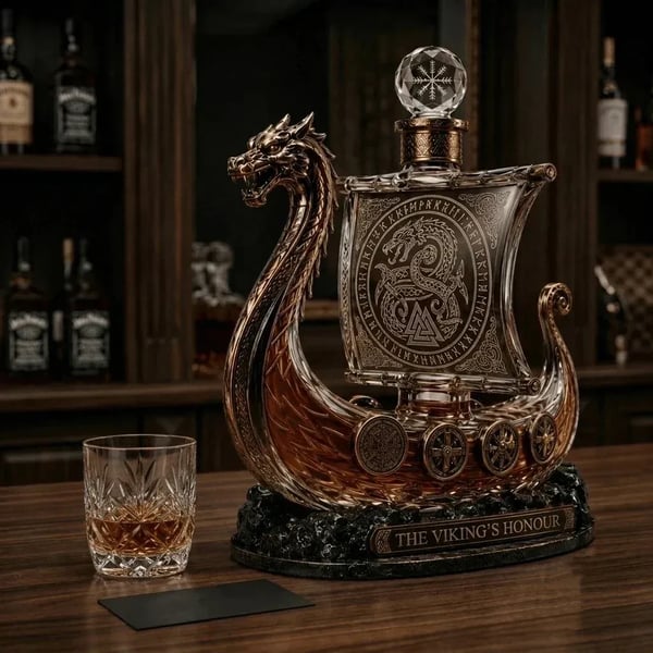 ⚔️The Viking's Honour - Limited Edition Crystal Whiskey Decanter