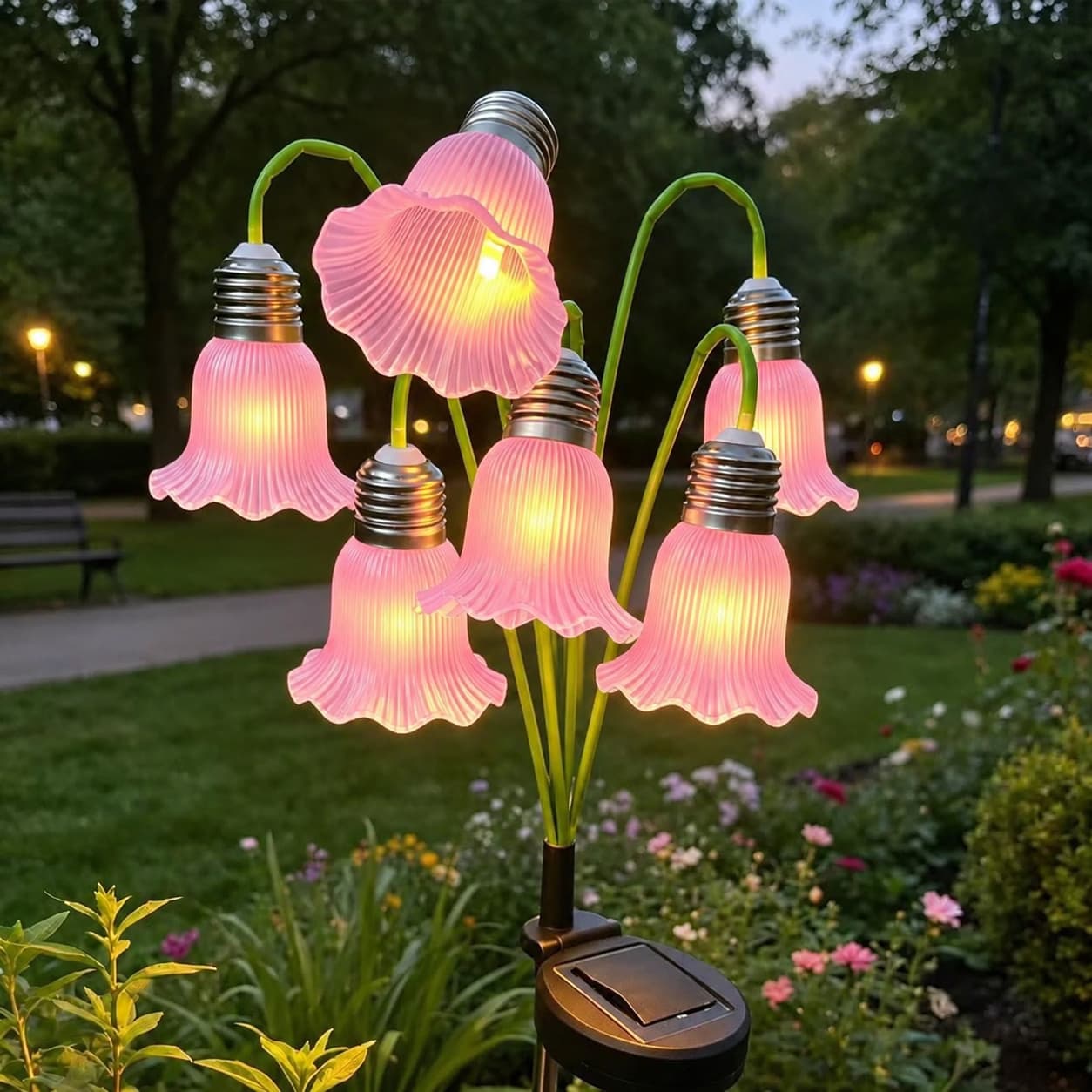 🌸Solar Lily Bloom Garden Light