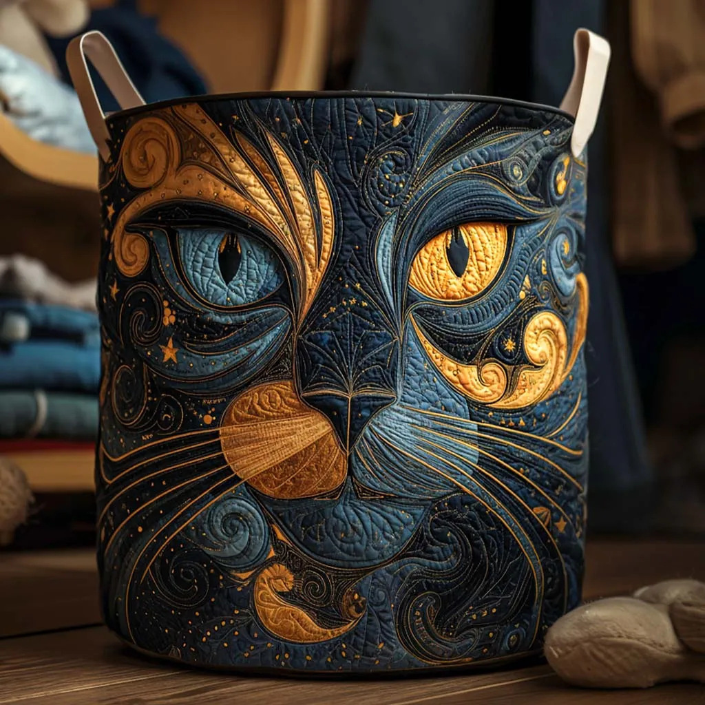 Funky Horse Quilted Laundry Basket