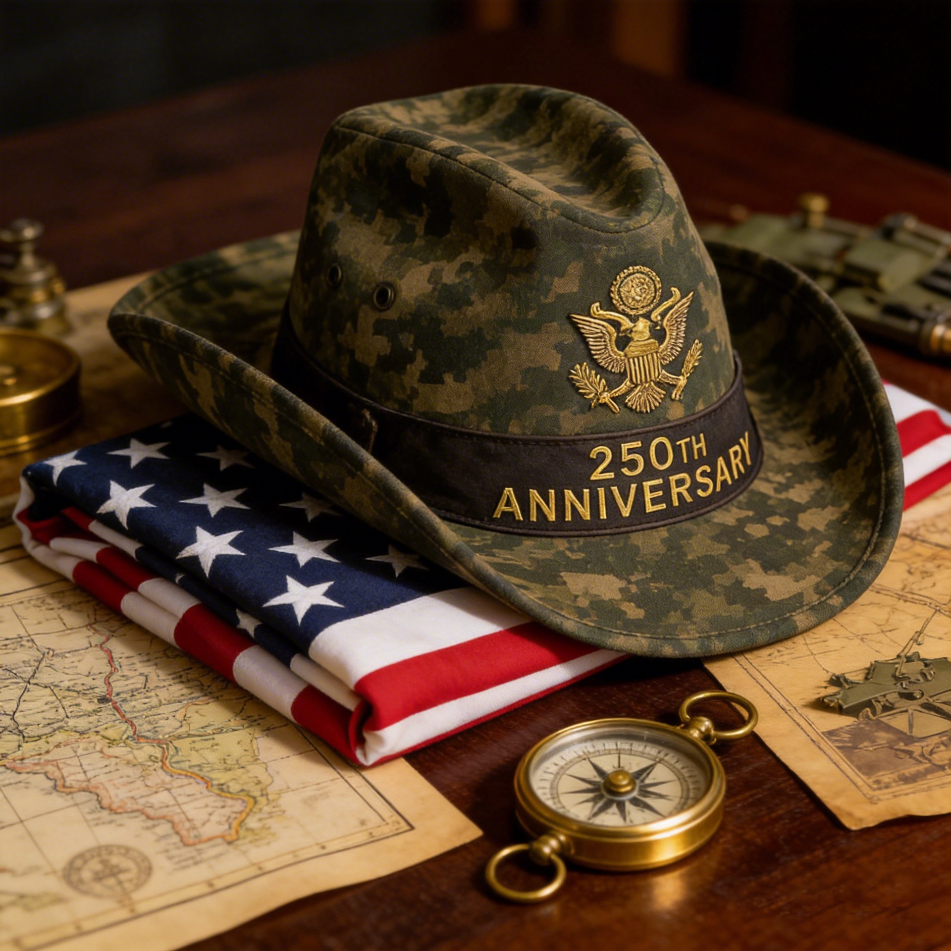 250th Anniversary U.S. Military Cowboy Hats – Honor, Pride, Legacy