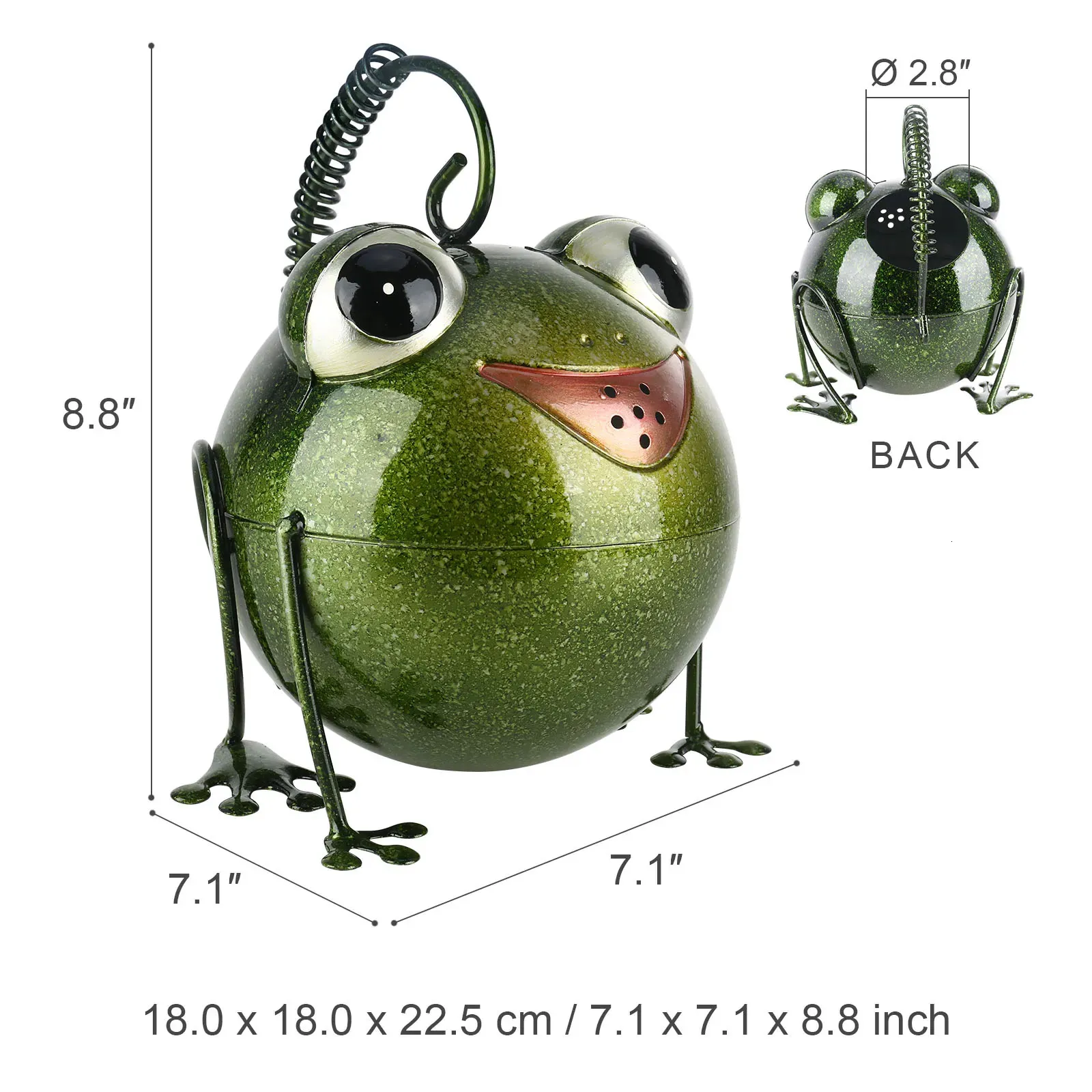 Frog Metal Watering Can for Outdoor