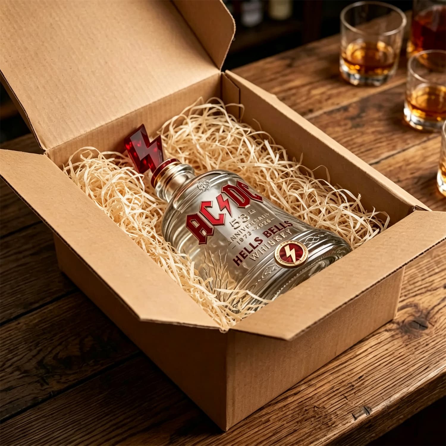 Anniversary Bell Collector Whiskey Bottle