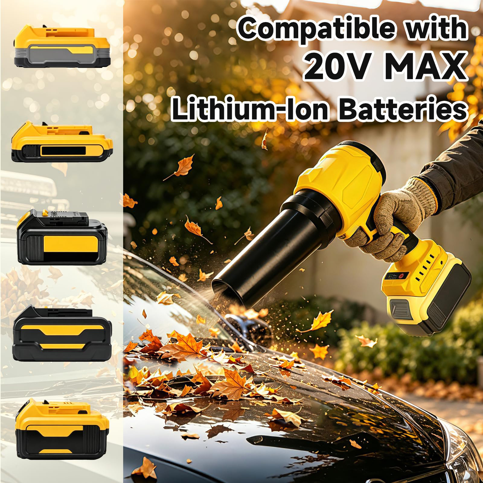 🍃 Cordless Leaf Blower