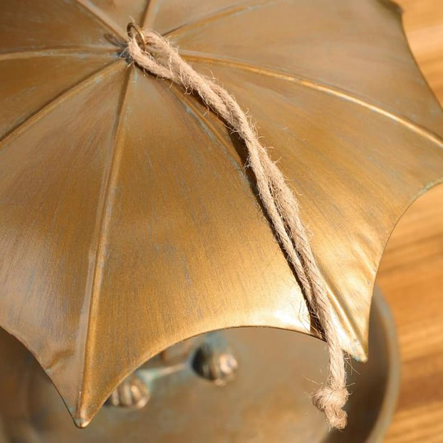 Girl Next Door Animal Bird Feeder with Umbrella