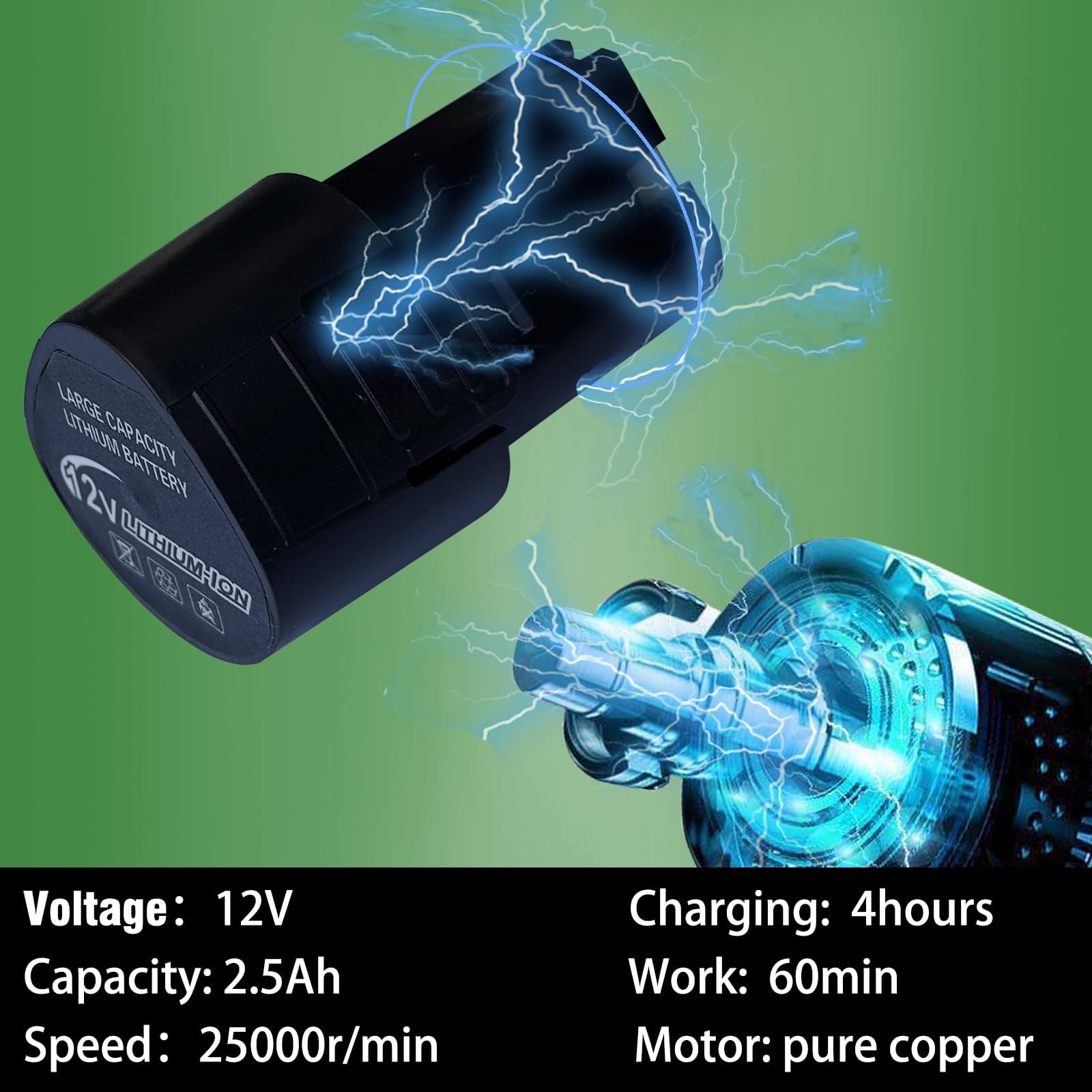 Cordless Electric Chainsaw Sharpener Kit