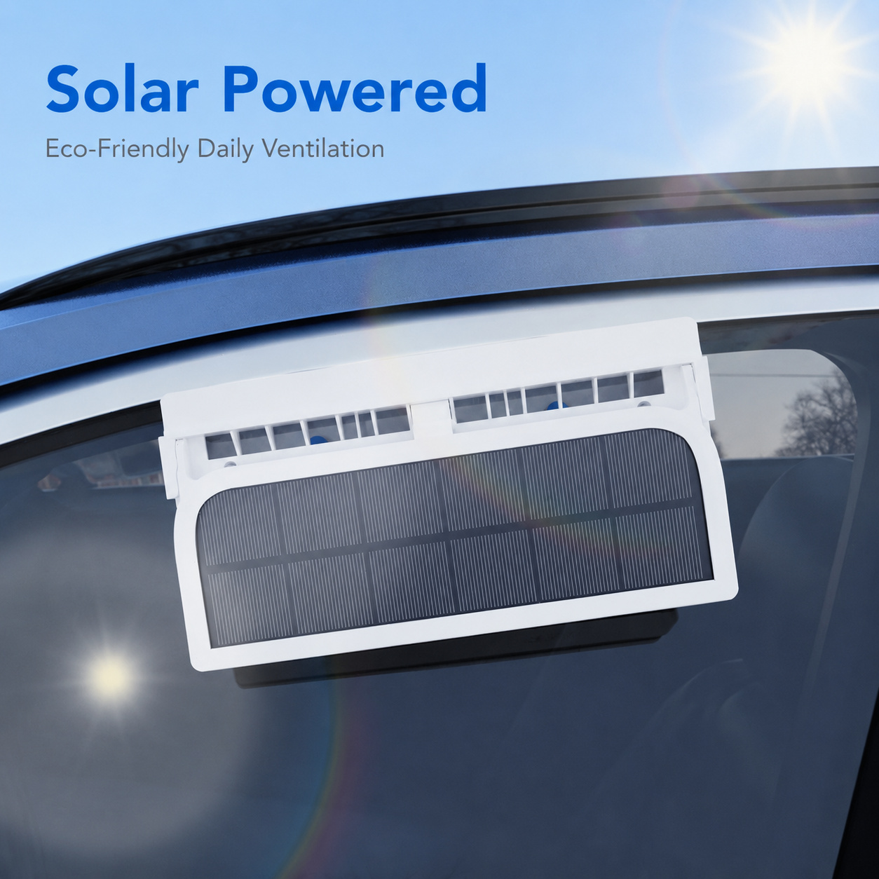 Multi‑Function Car Exhaust Fan with Strobe Light