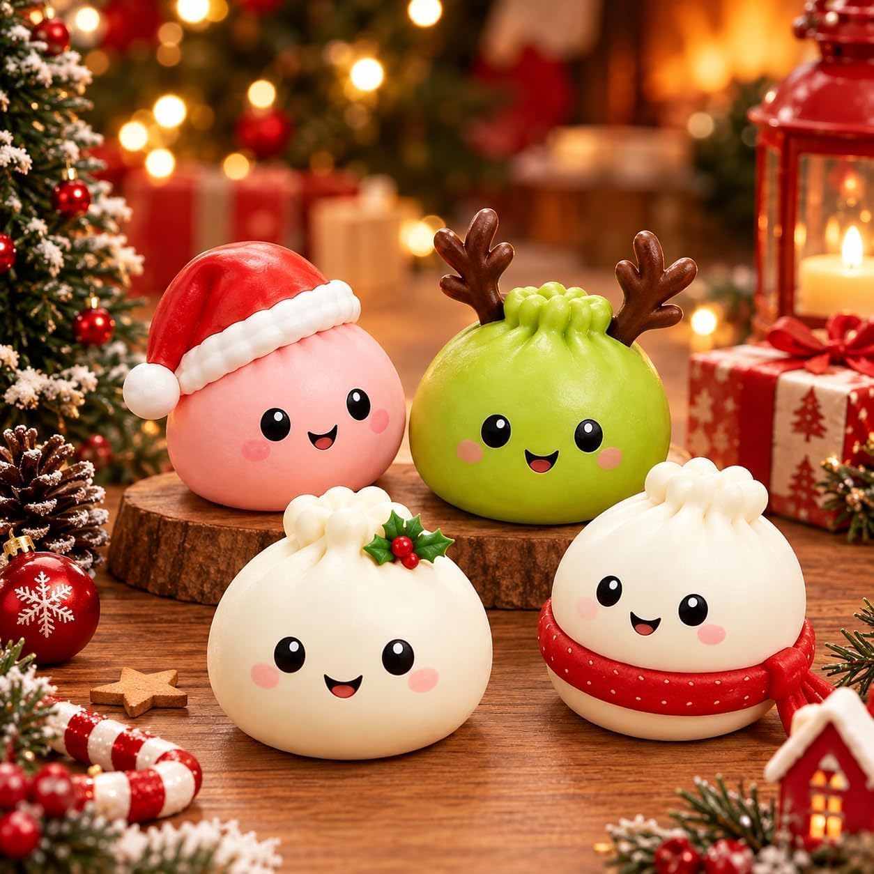 🥟 2026 Christmas Dumpling Squishy Advent Calendar