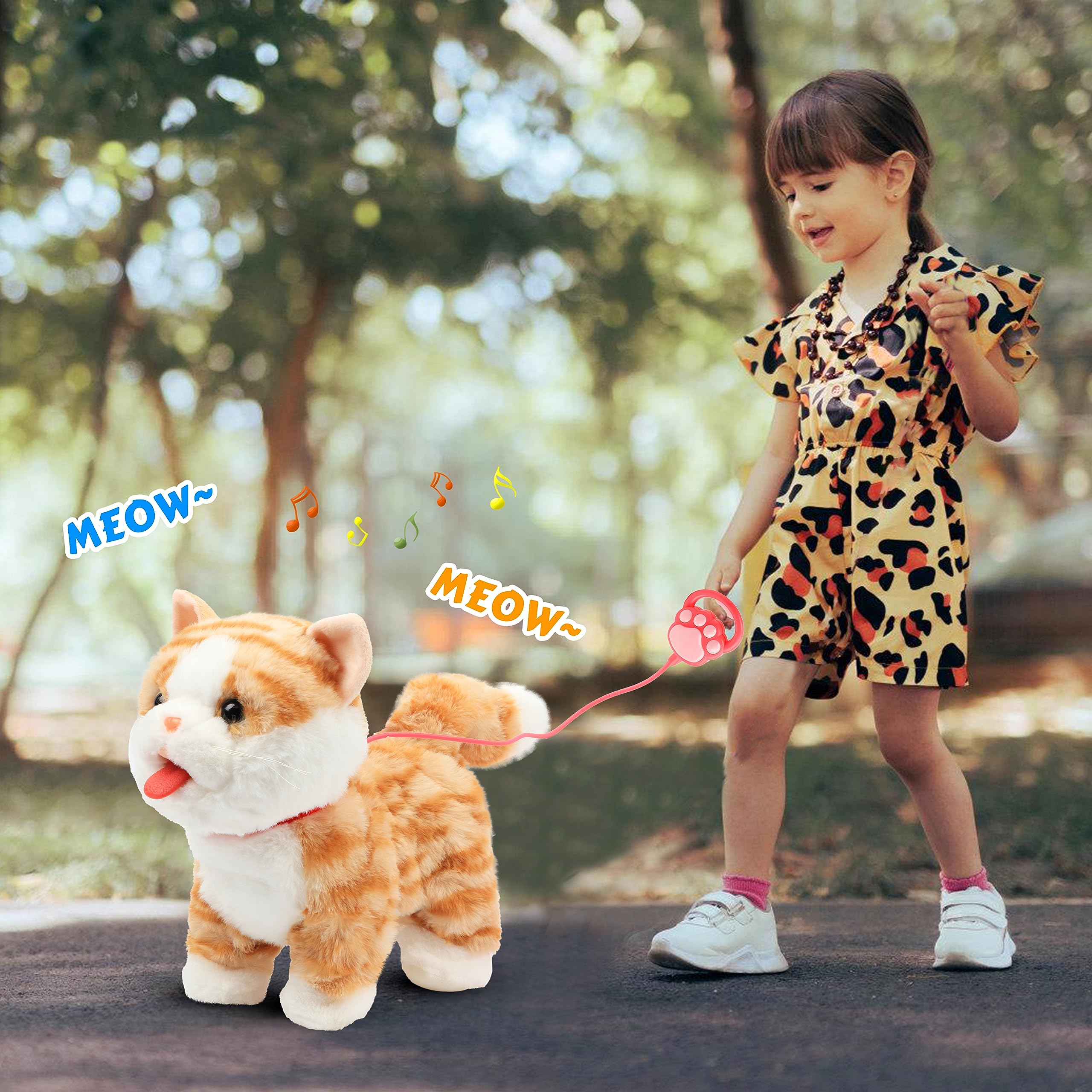 Walking Kitty Plush Toy