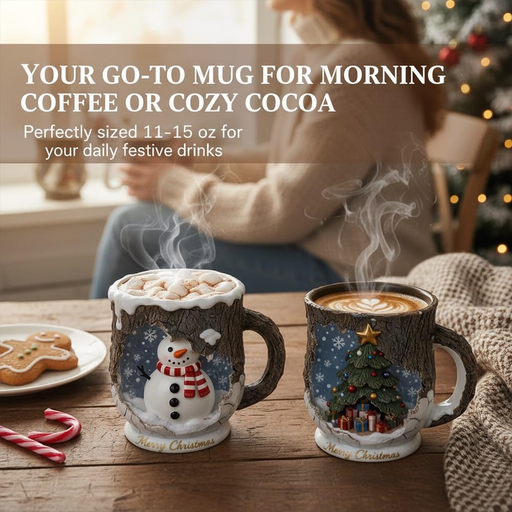 Christmas Themed Mugs Collection