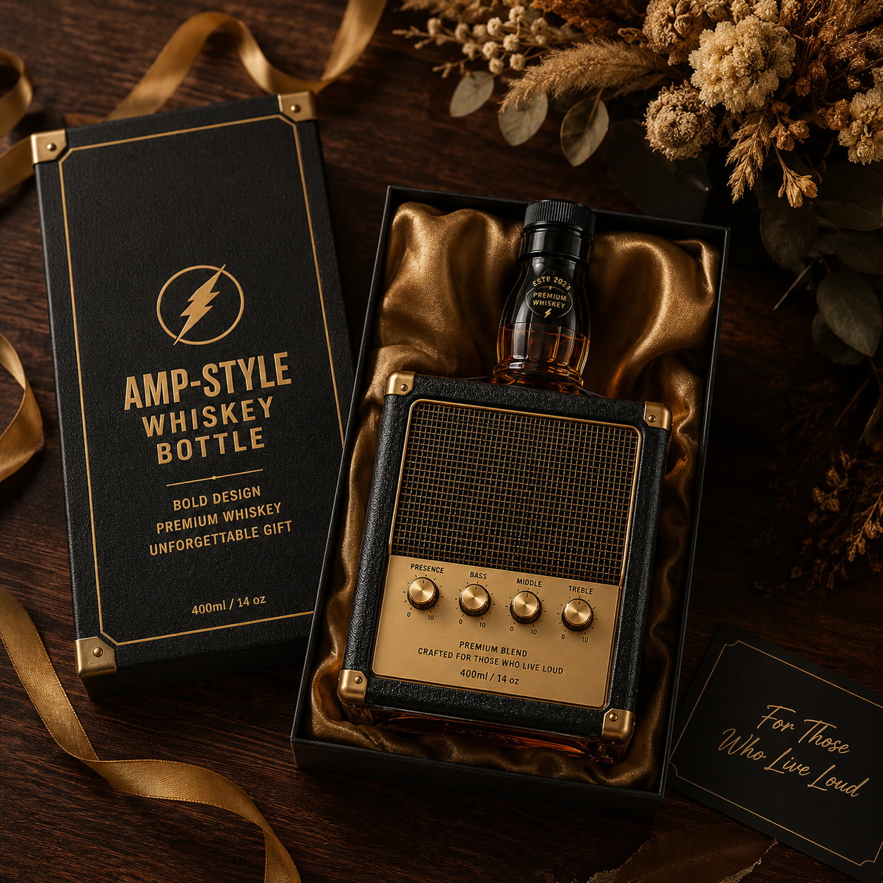 Amp-Style Whiskey Bottle