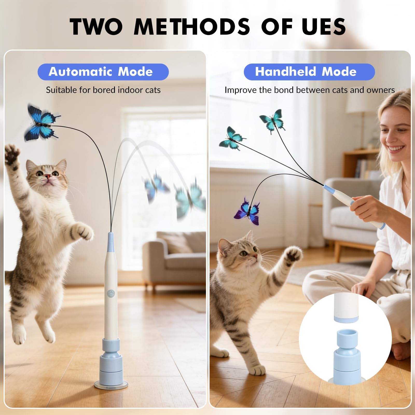 🐾Automatic Butterfly Cat Toy