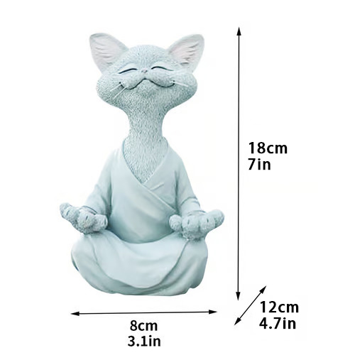 Happy Buddha Cat