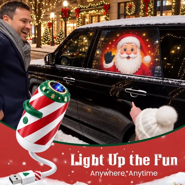 🎄Merry Ride Christmas Car Projector Light