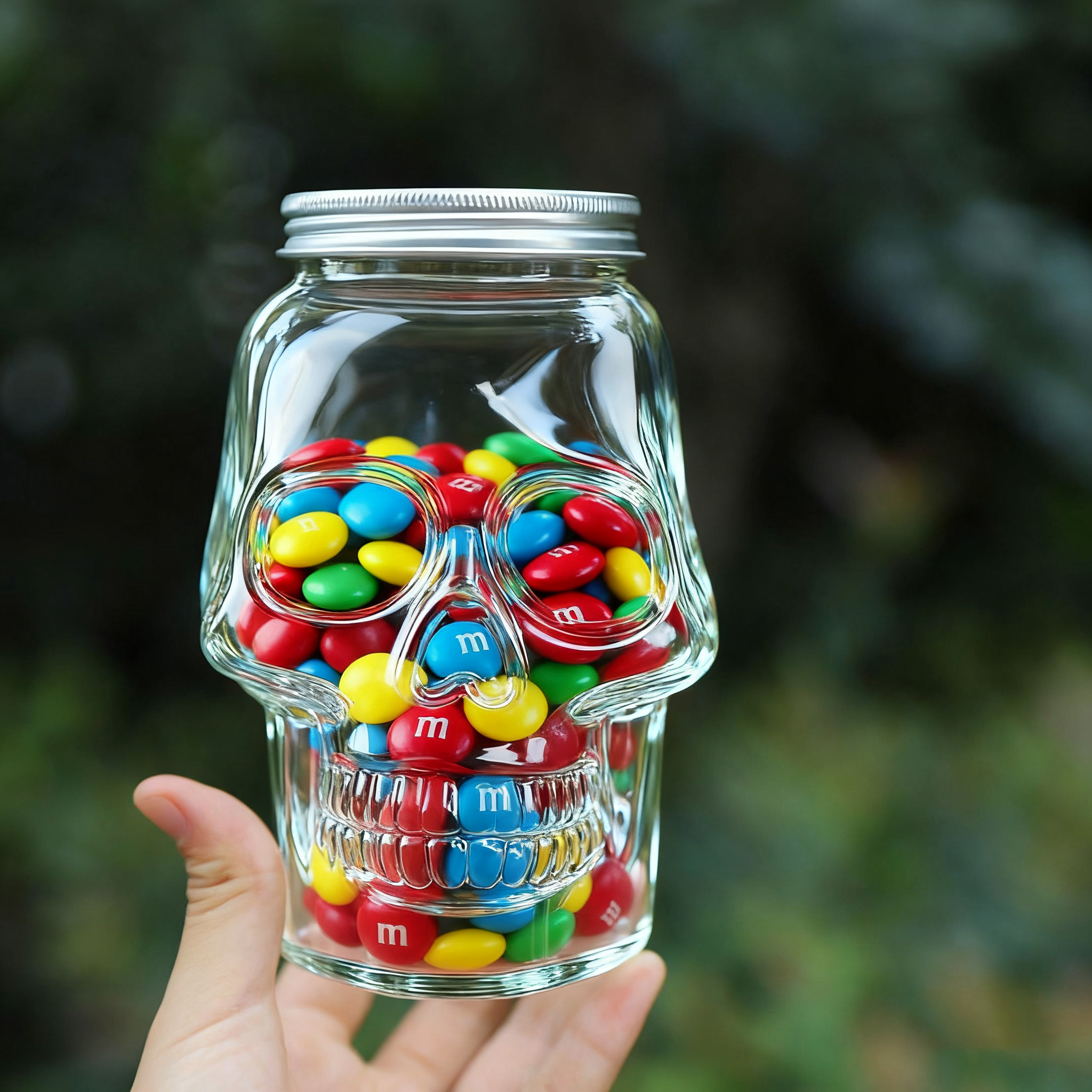 🍬Skull Glass Candy Jar