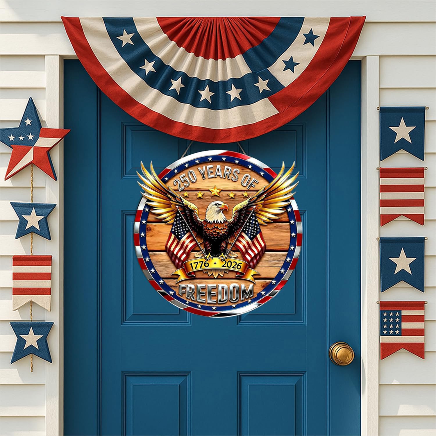 250th Anniversary Wooden Door Hanger