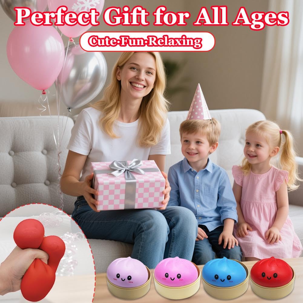 Dumpling Squishies, Glitter Dumpling Mystery Box