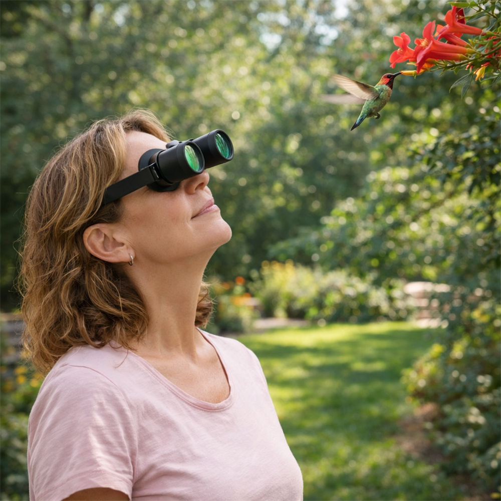 Hands-Free Binocular Glasses for Bird Watching & Fishing