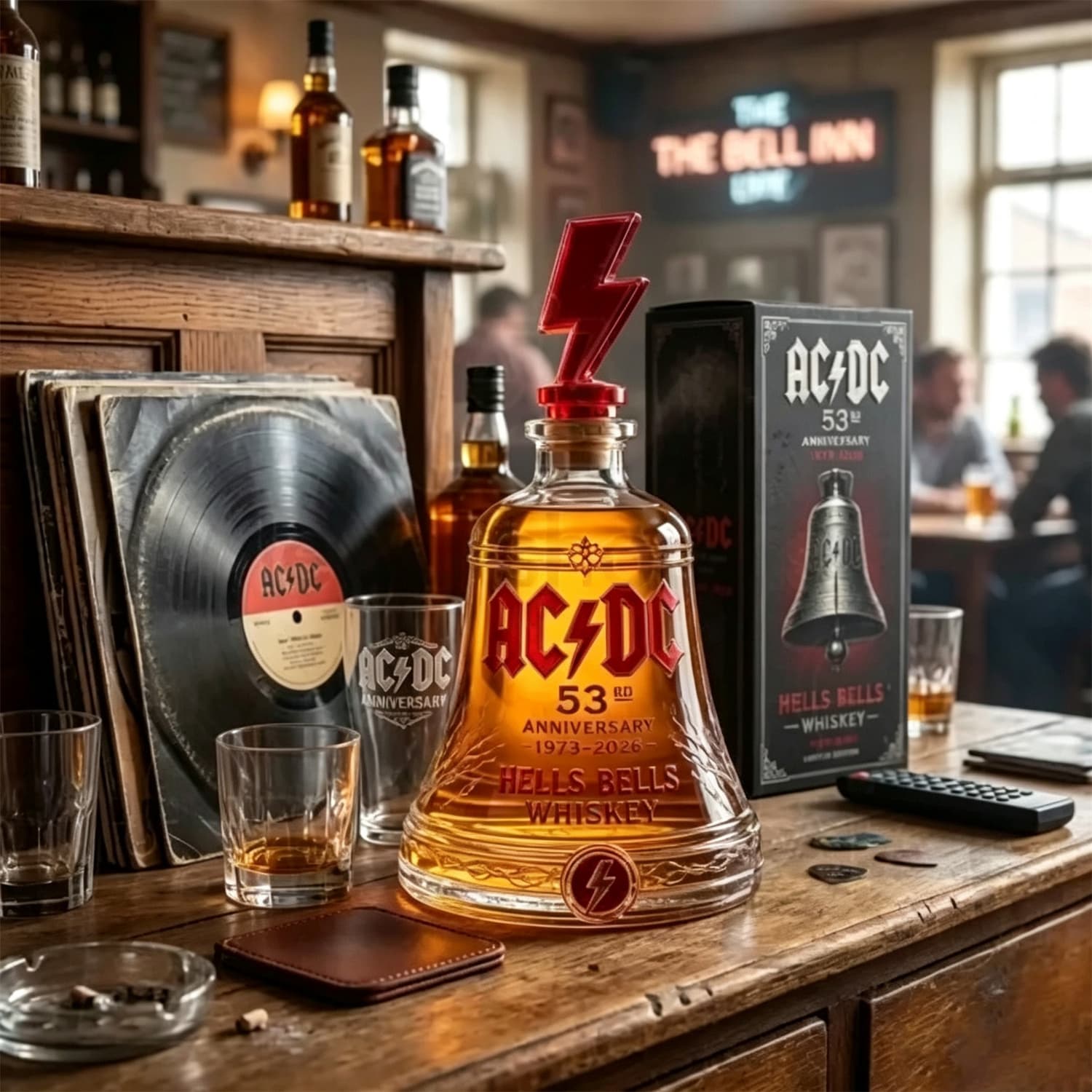 Anniversary Bell Collector Whiskey Bottle
