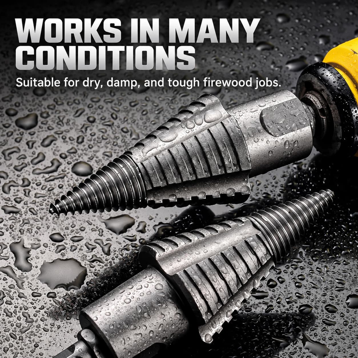 🔥 Firewood Drill Bit – The Easier Way To Split Firewood