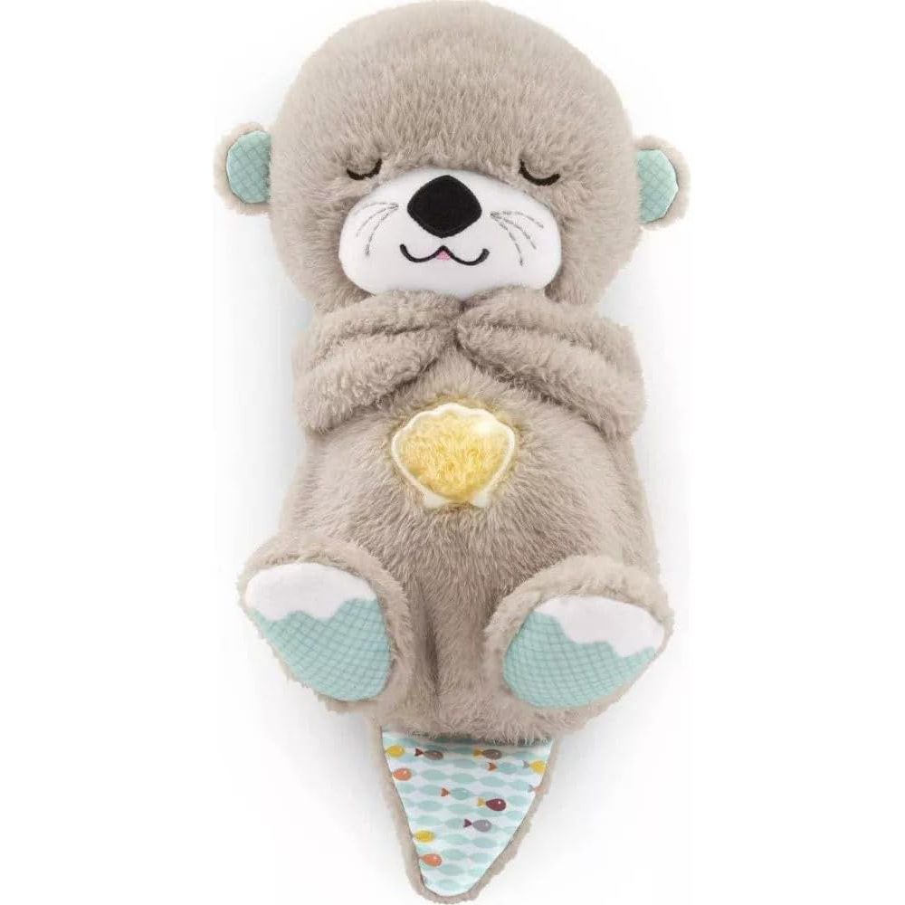 Breathing Stuffed Smile Otter Baby Toys