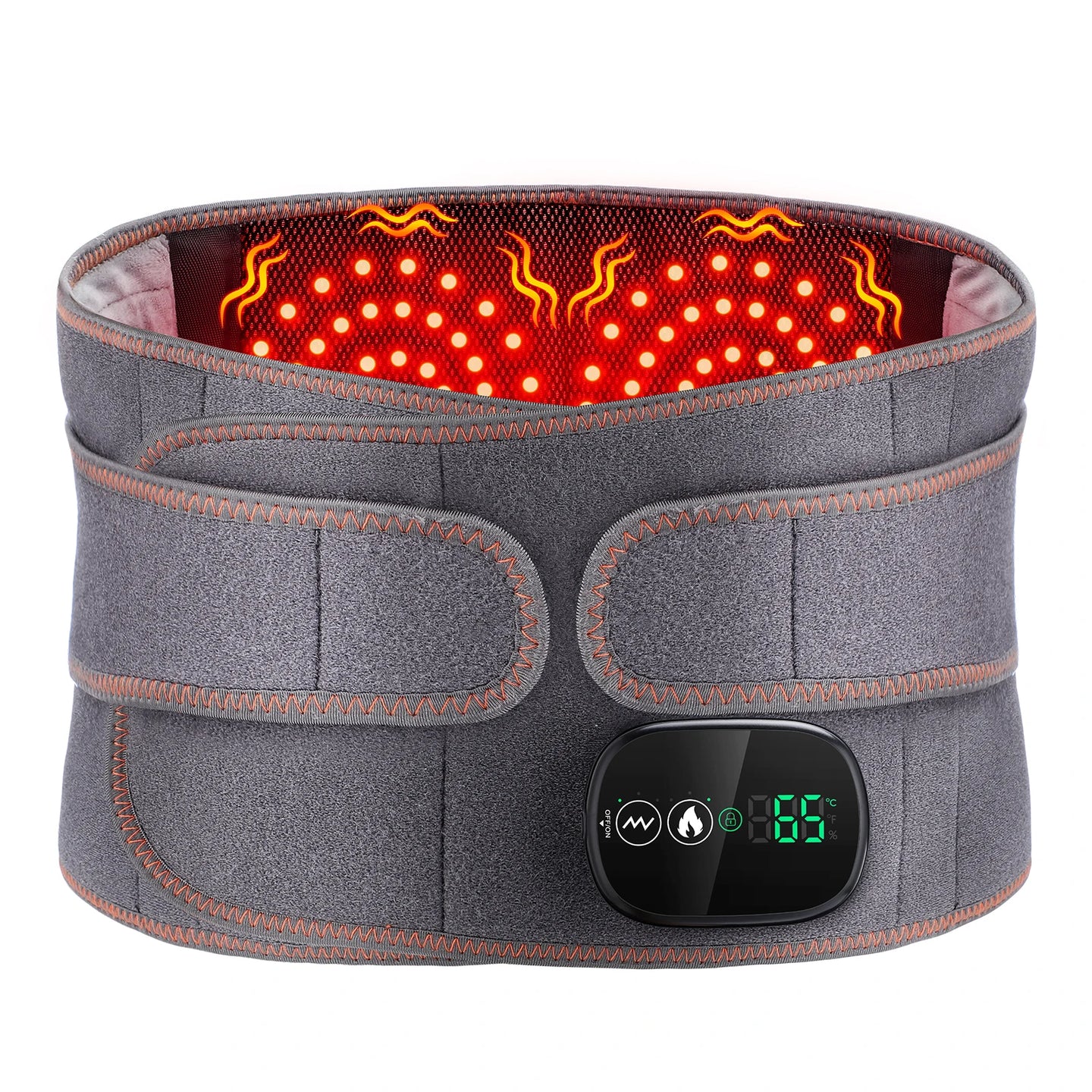Red light Heated Lumbar Massager