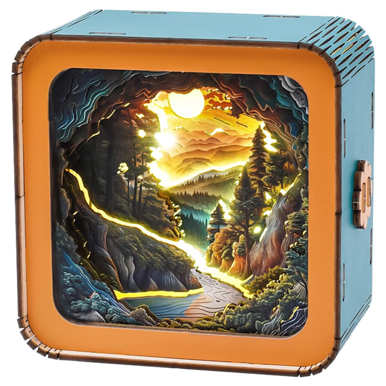 3D Wooden Puzzle Night Light