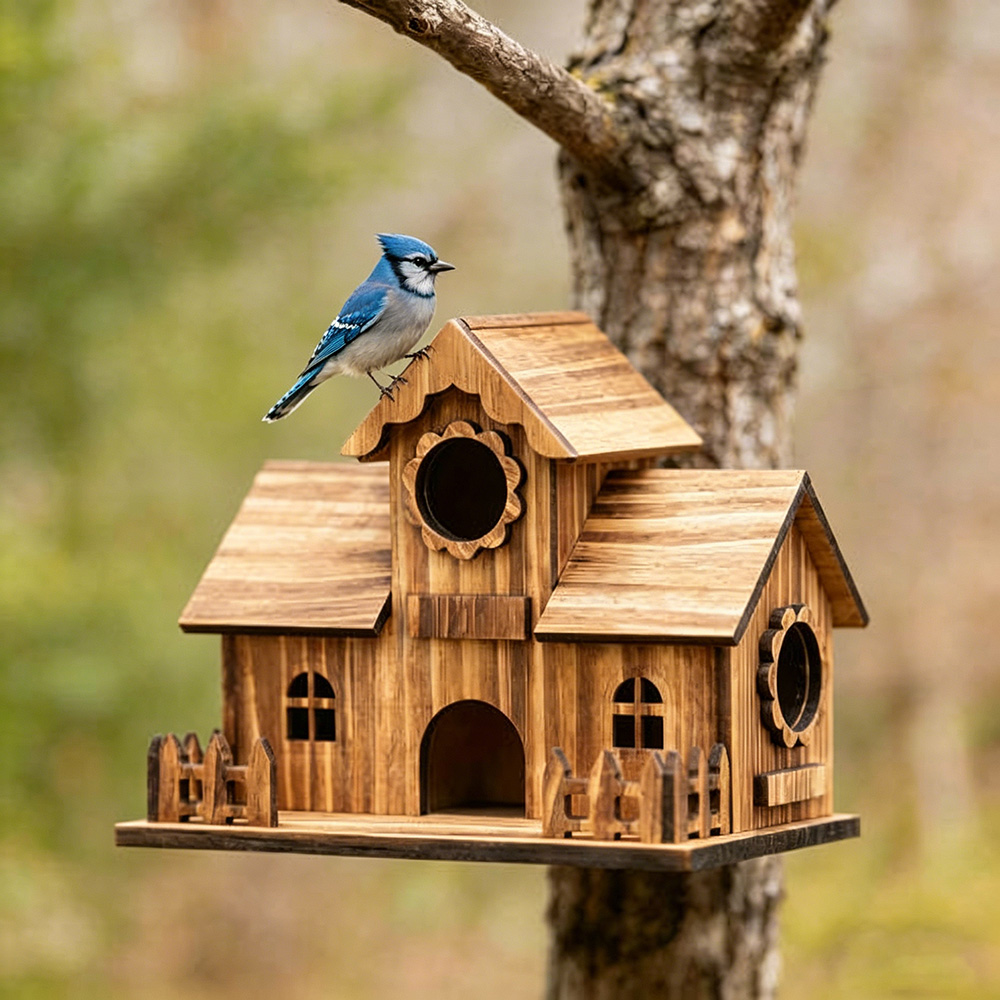 Forest Guardian Oak Birdhouse