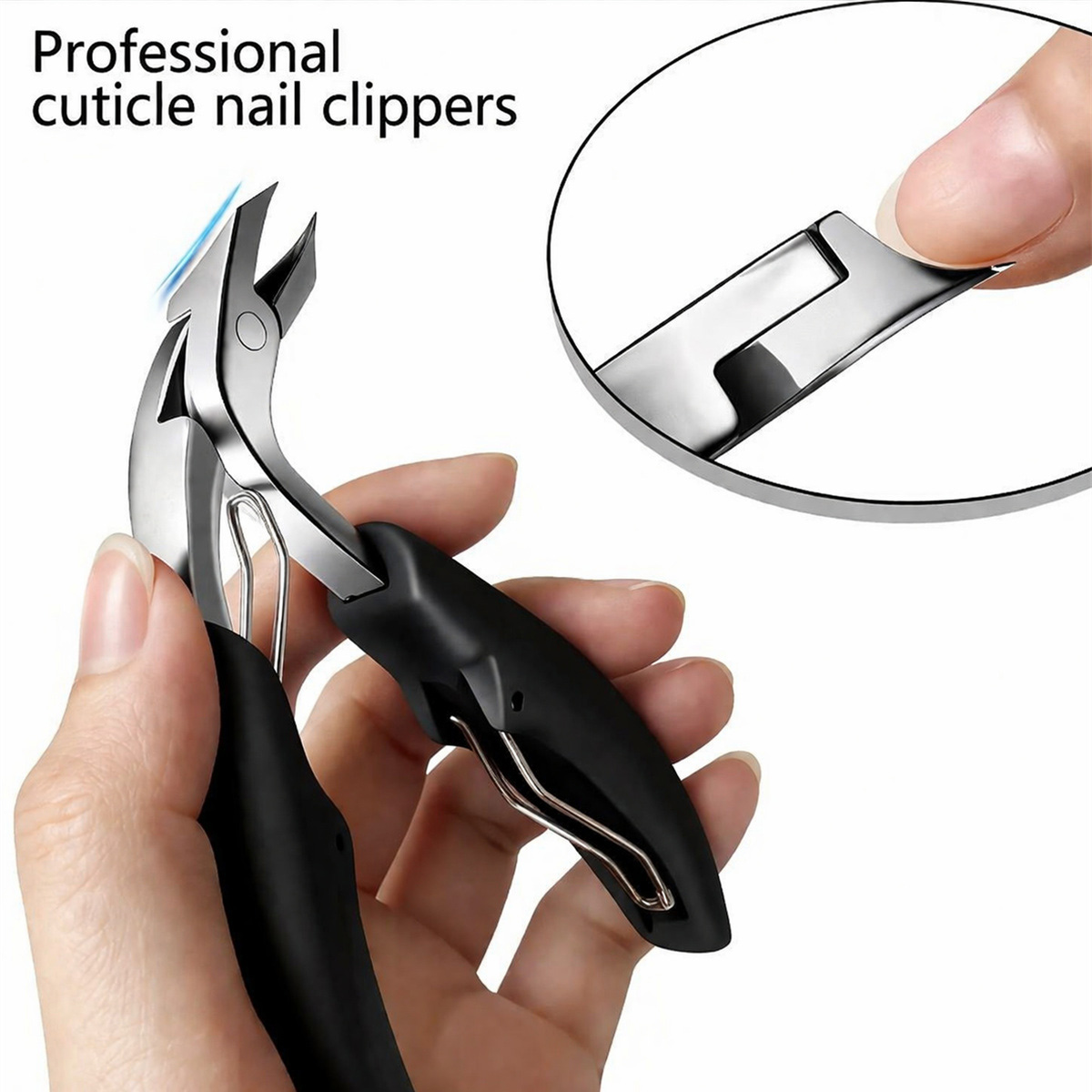 Curved Blade Nail Cutter for Thick, Hard, Fungal Nails