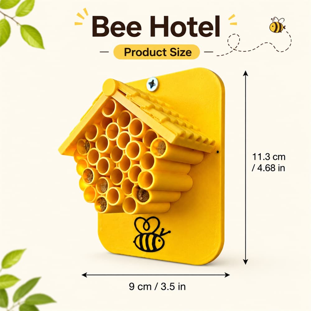 🐝Bee Hotel – a safe haven for wild bees in your garden🌿