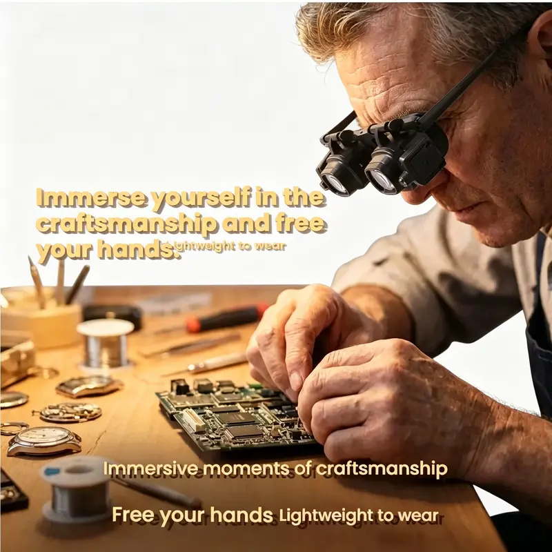 🔍Precision LED Magnifier for Electronics & Crafts