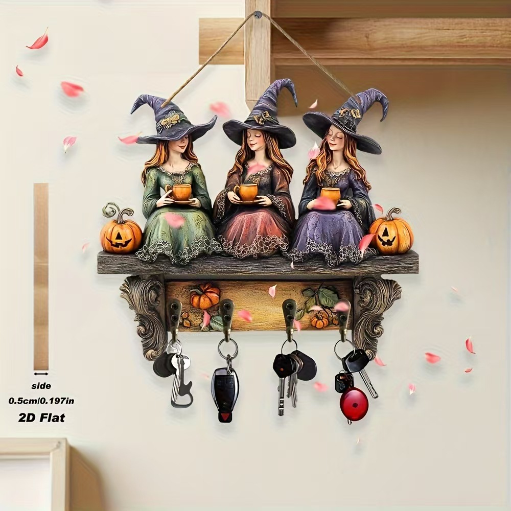 🏡 Decorative Wall Key Holder Shelf