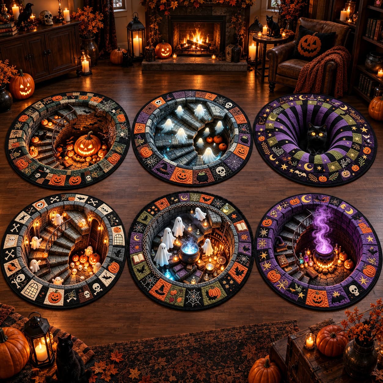 🎃 3D Halloween Optical Illusion Rug – Turn Your Floor Into Part Of The Fright