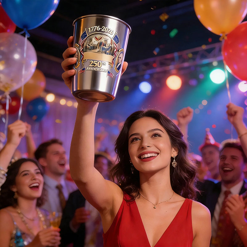 🇺🇸 250th Anniversary Glass Set – 1776-2026 Patriotic Keepsake 🎖️✨