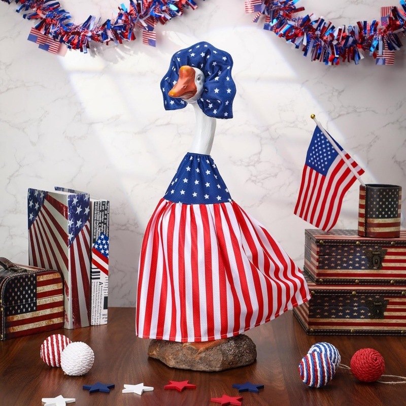 Flag Goose Porch Garden Outfit