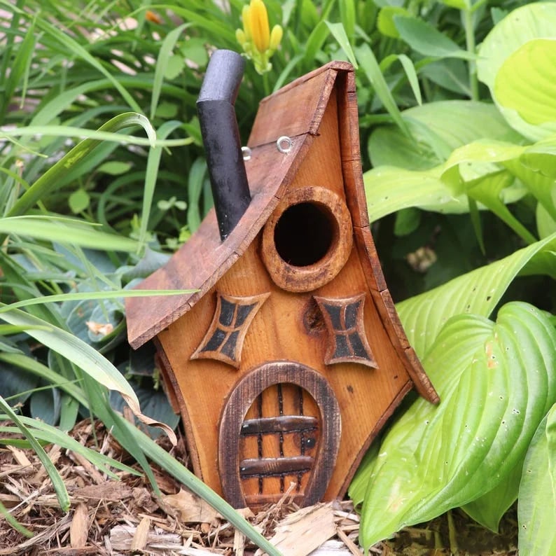 🐦Handmade Bird House-Rustic Whimsical Style