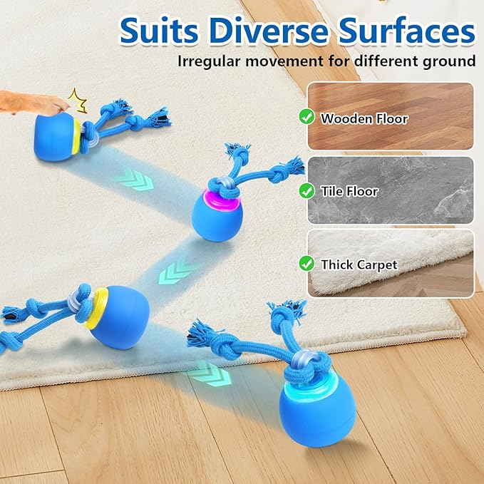 Petsboro™ Moving Dog Ball with Touch Activated