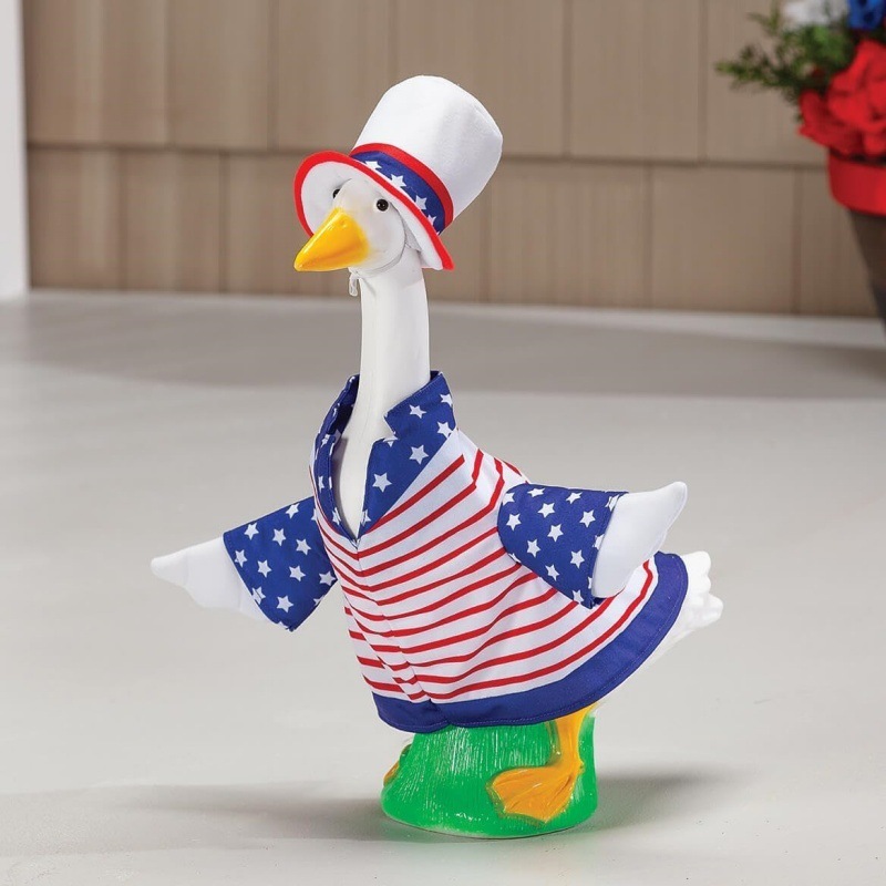 Flag Goose Porch Garden Outfit