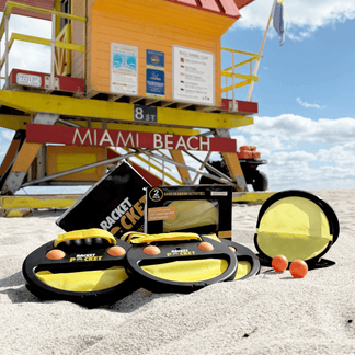 Racket-Pocket Catch Game