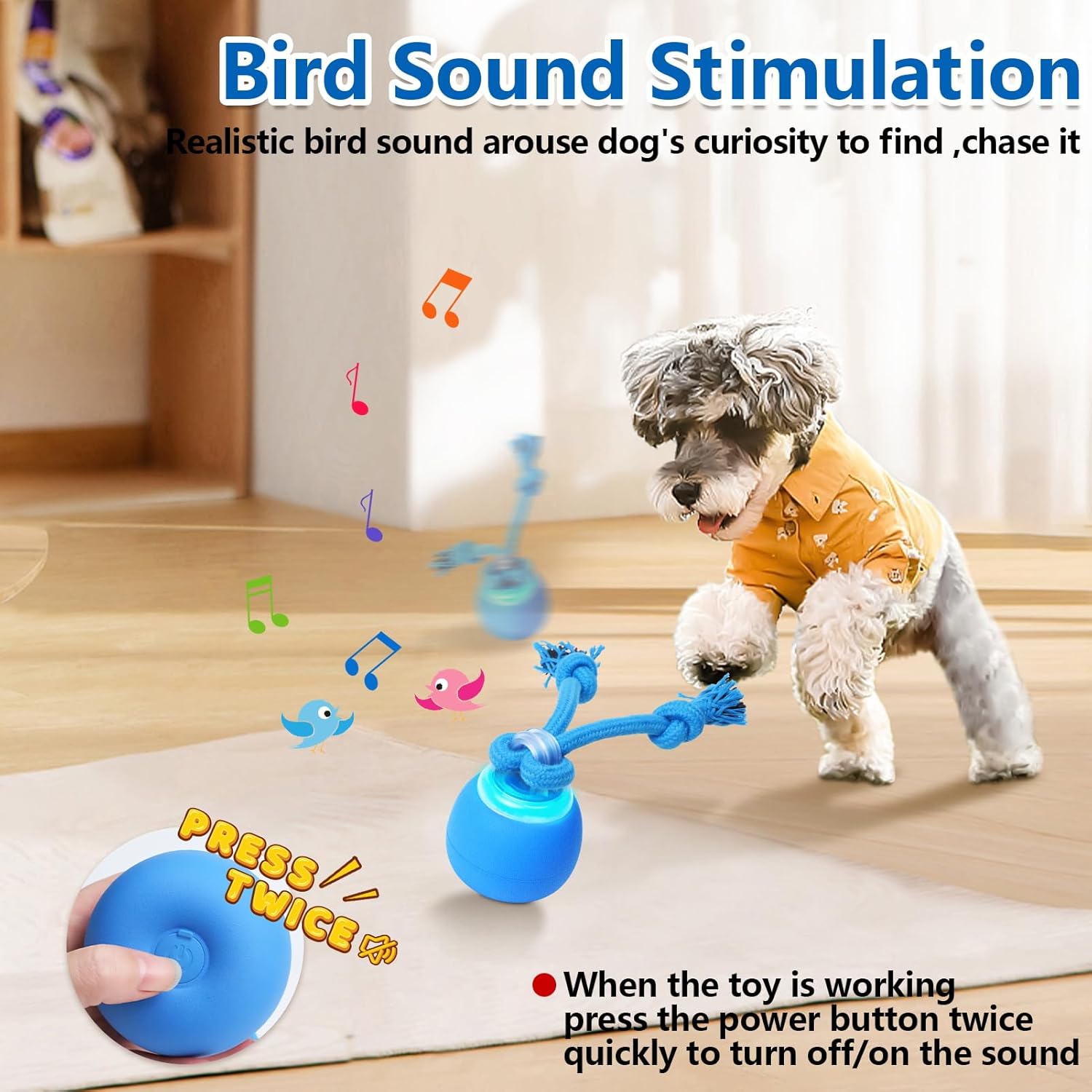 Petsboro™ Moving Dog Ball with Touch Activated