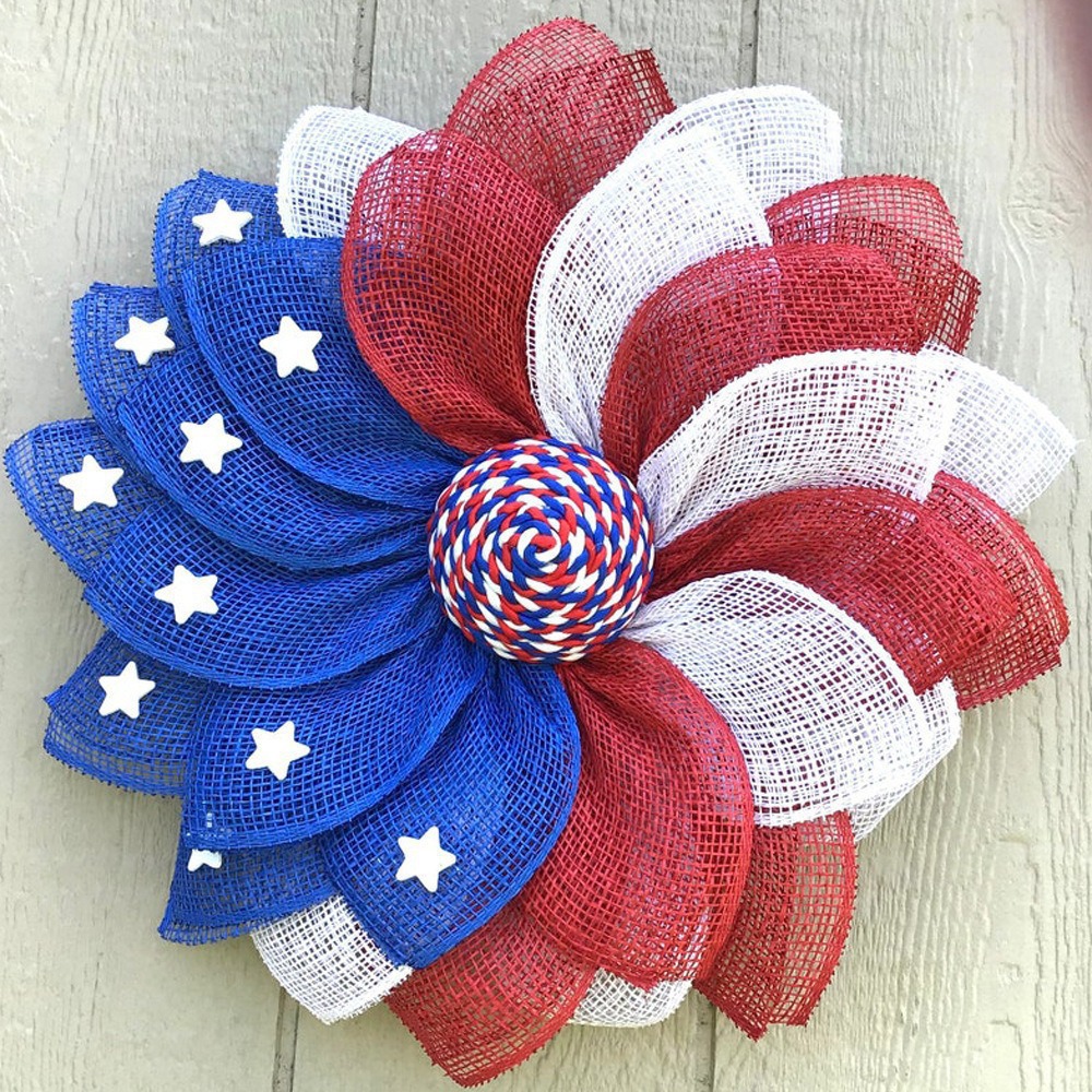 Independence Day 4th July Patriotic Wreath