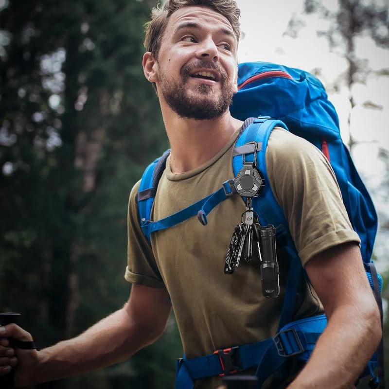 🎁Heavy Duty Retractable Keychain