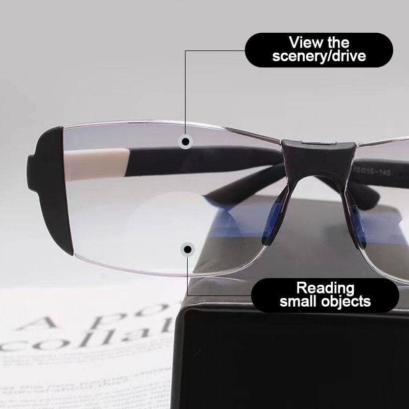 Blue Anti-Fatigue, Far and Near, Dual-purpose Reading Glasses