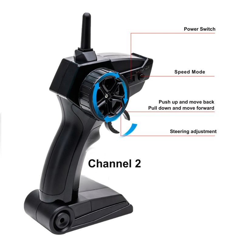 2.4GHz High-Speed All-Terrain Electric RC Car